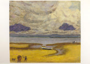 Het strand bij eb