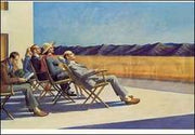 In de zon