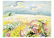 Wind-blown asters-Charles Burchfield