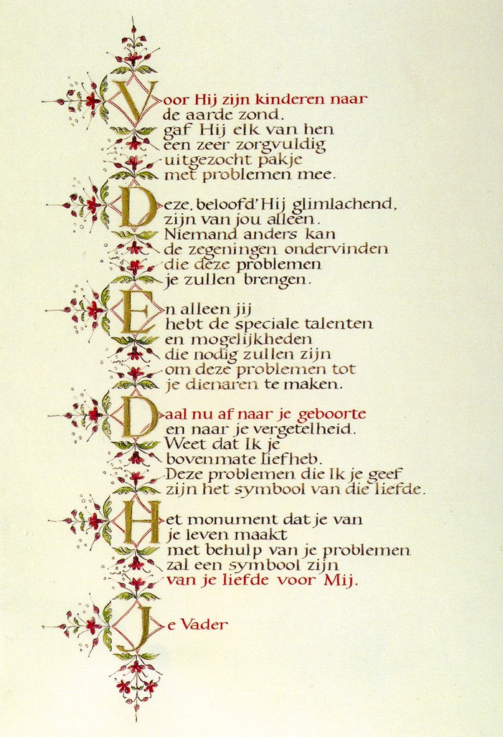 Voor hij zijn kinderen... (B. Vorgason)