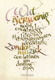 Zonder muziek.... (Nietzsche)