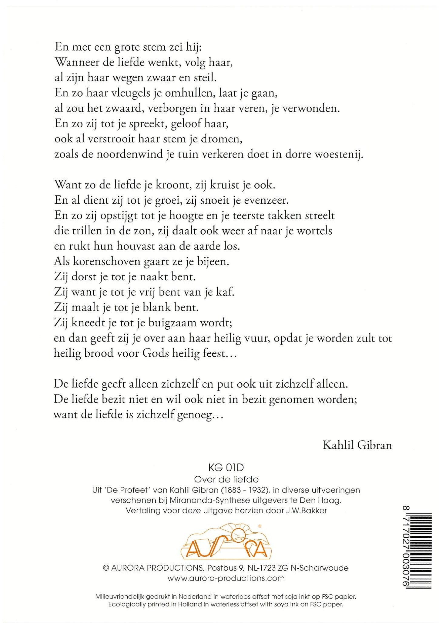 Over de liefde