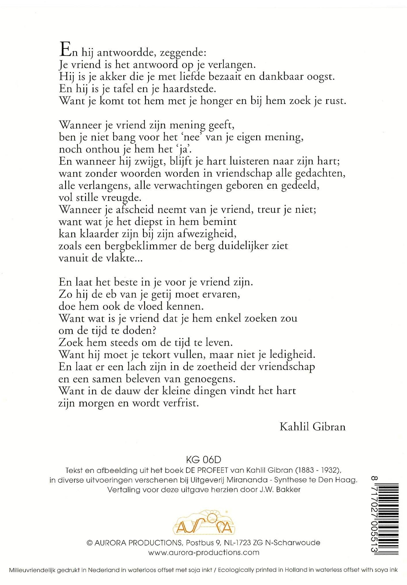 Over vriendschap