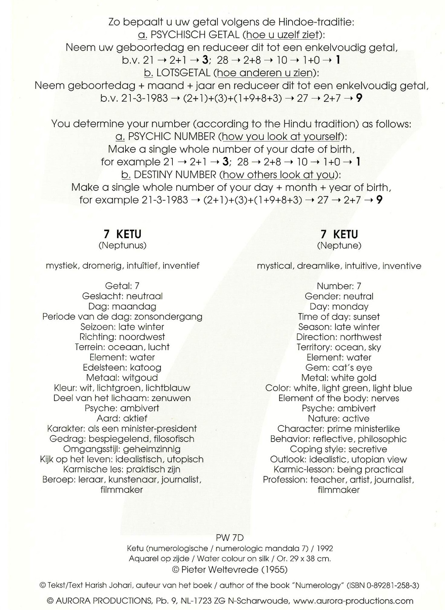 Ketu (numerologische mandala 7)