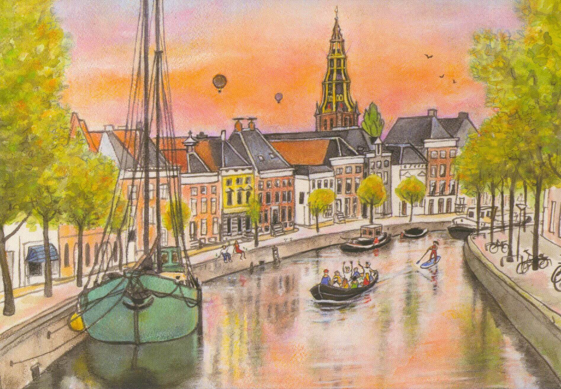 Zomer in stad