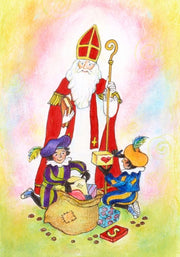 Sinterklaas - Postkaart