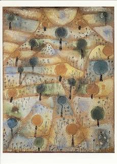 Klein ritmisch landschap - Postkaart