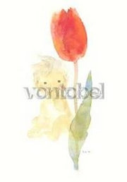 Tulp en baby - Postkaart