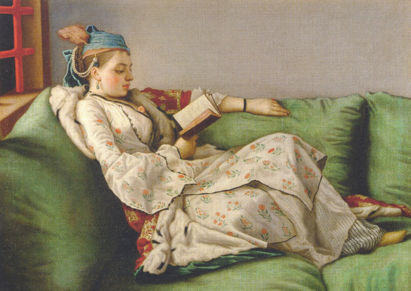 Marie Adélaïde van Frankrijk in een Turks kostuum