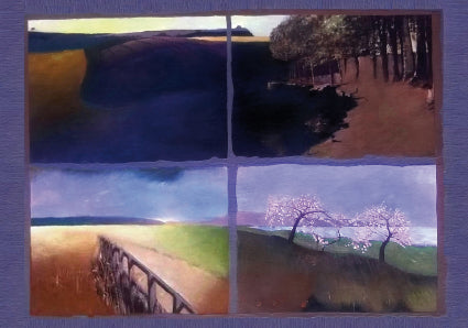 Landschap in de morgen XXIV