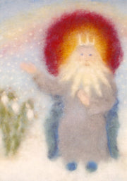 King winter - Wool painting