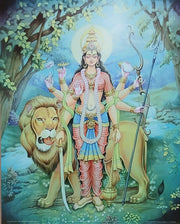 Durga, combines all divine energies to destroy our inner demons, like anger, vanity or laziness