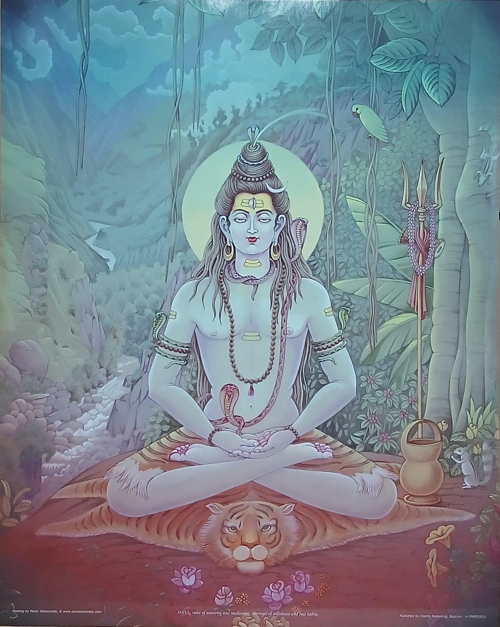 Shiva, ruler of austerity and meditation, destroyer of selfishness and bad habits
