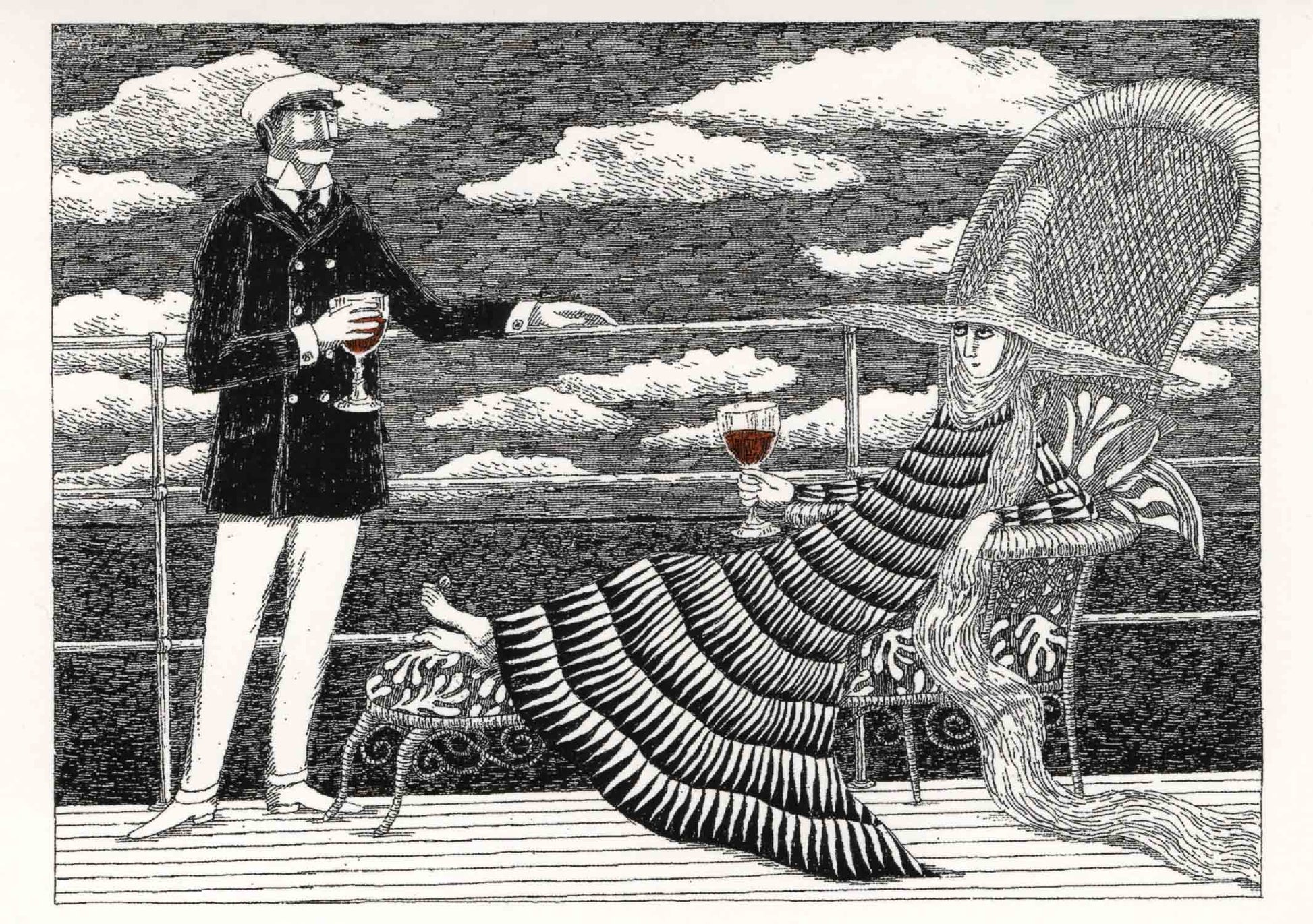 Illustration from The Blue Aspic II