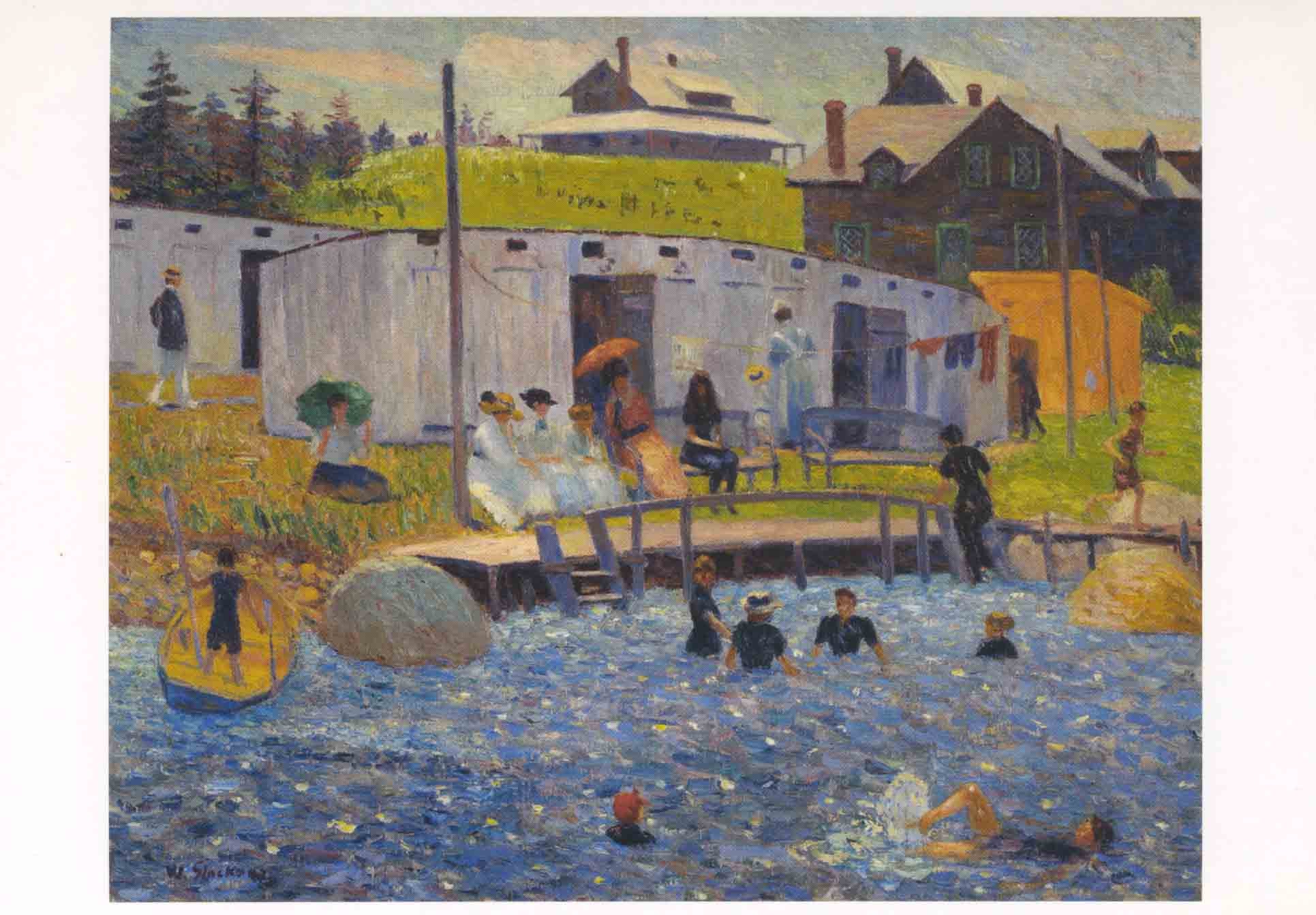 The bathing hour - William James Glackens