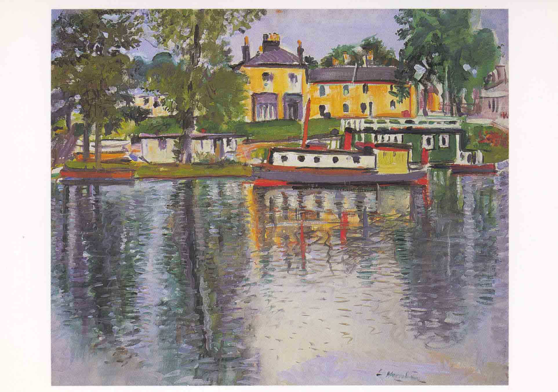 Reflections, Balloch - George Leslie Hunter