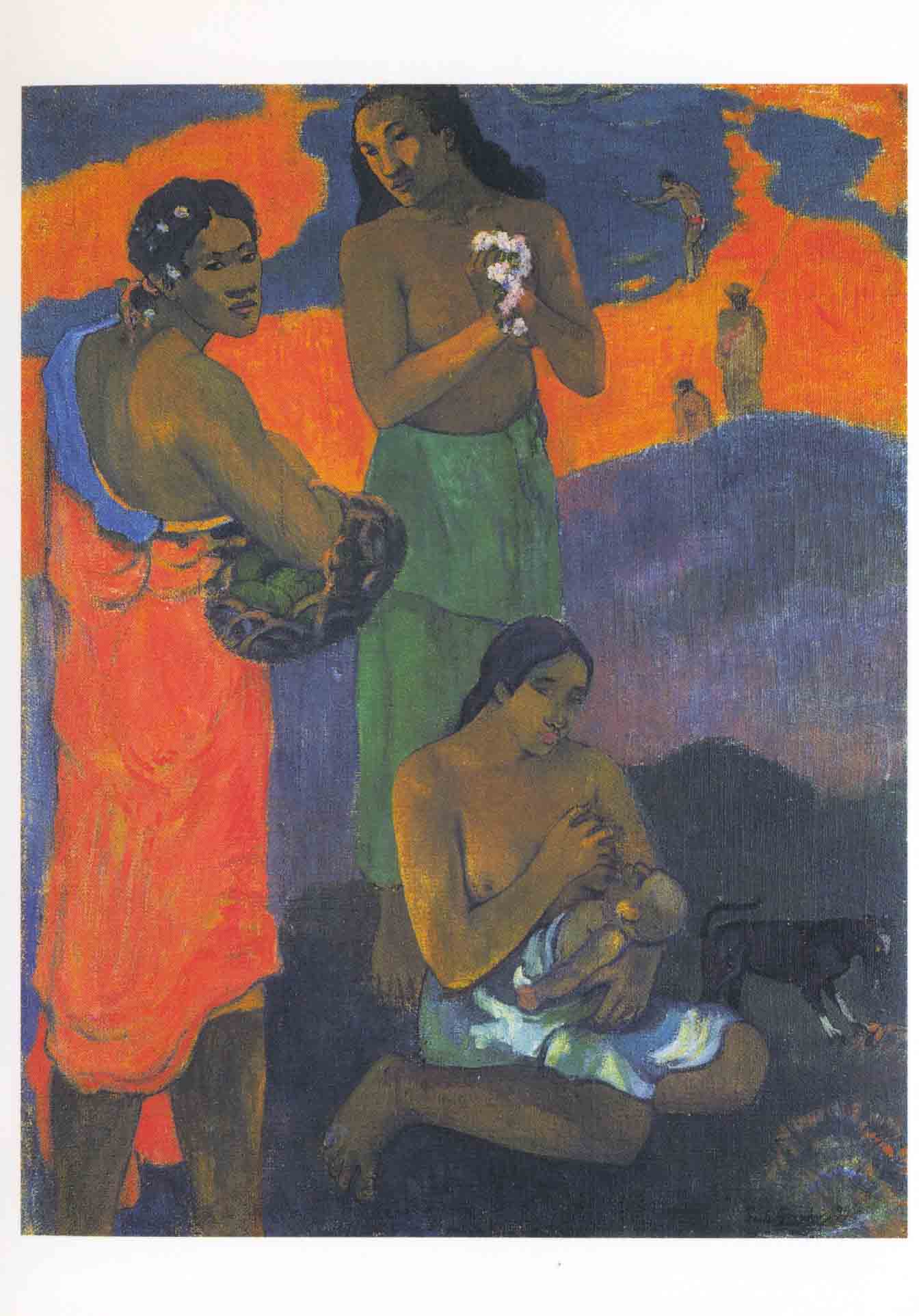 Women on the Seashore: Motherhood - Paul Gauguin