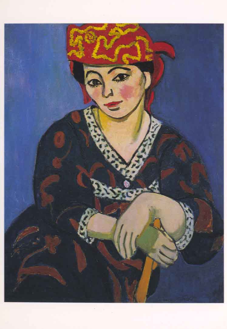 The Red Madras Headdress