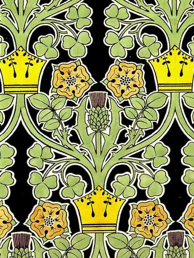 The rose and shamrock
