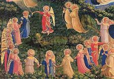Het laatste oordeel (detail van Rondeel der zaligen)