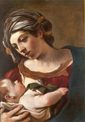 Madonna met kind - Dubbele kaart Barbieri