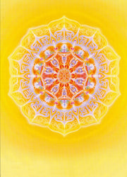 Zonnevlecht-chakra mandala