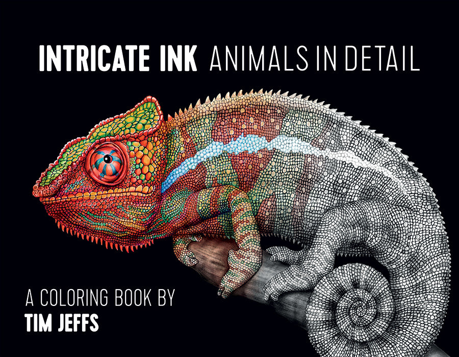 Intricate Ink: Animals in detail: A coloring book by Tim Jeffs