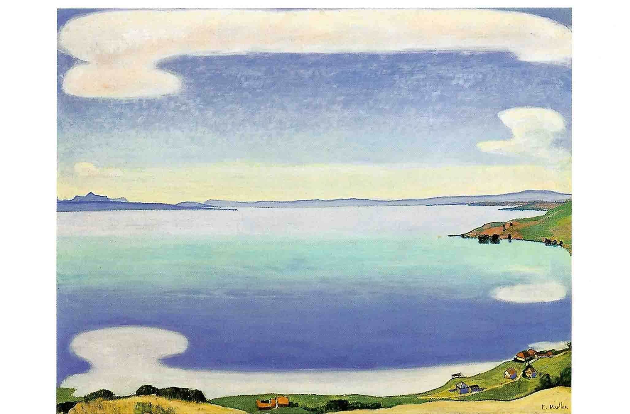 Blick von Chexbres auf den Genfersee