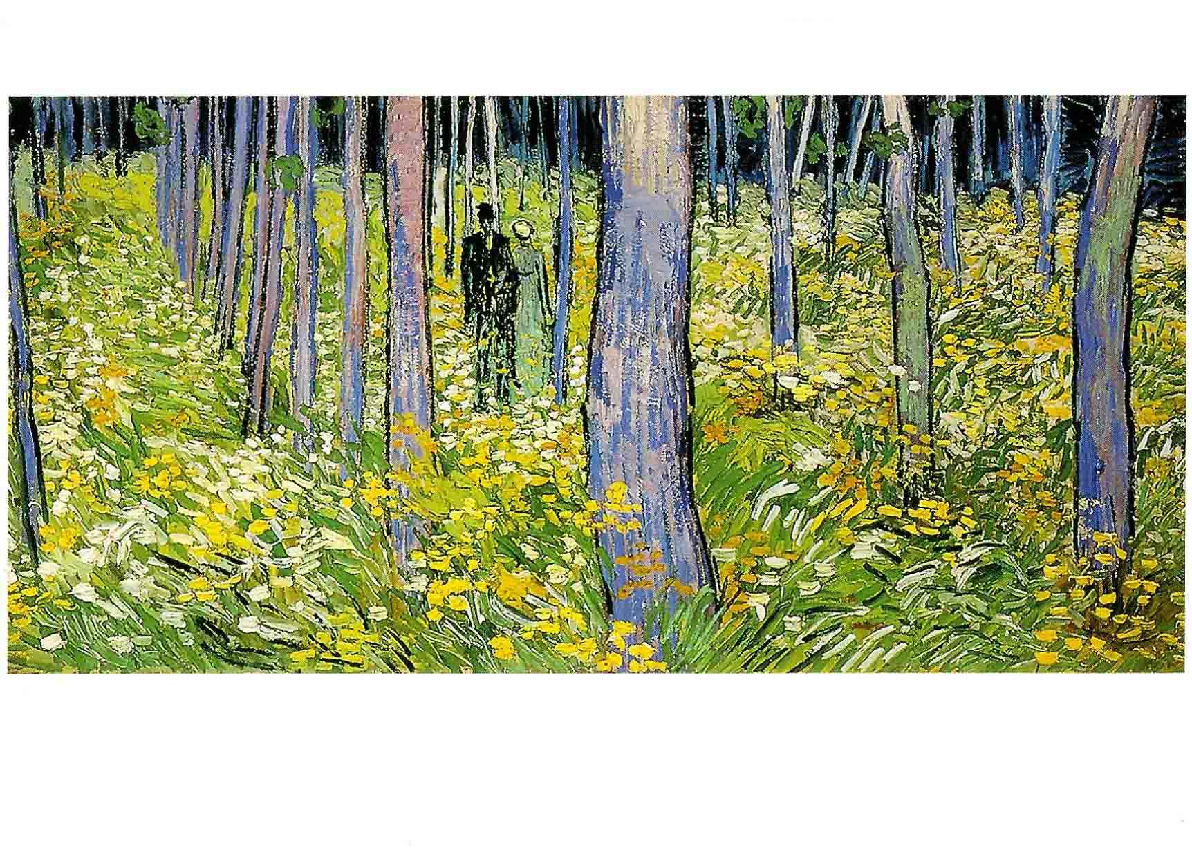 Zwei Gestalten im Wald