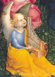 Madonna of the rose arbor (detail)