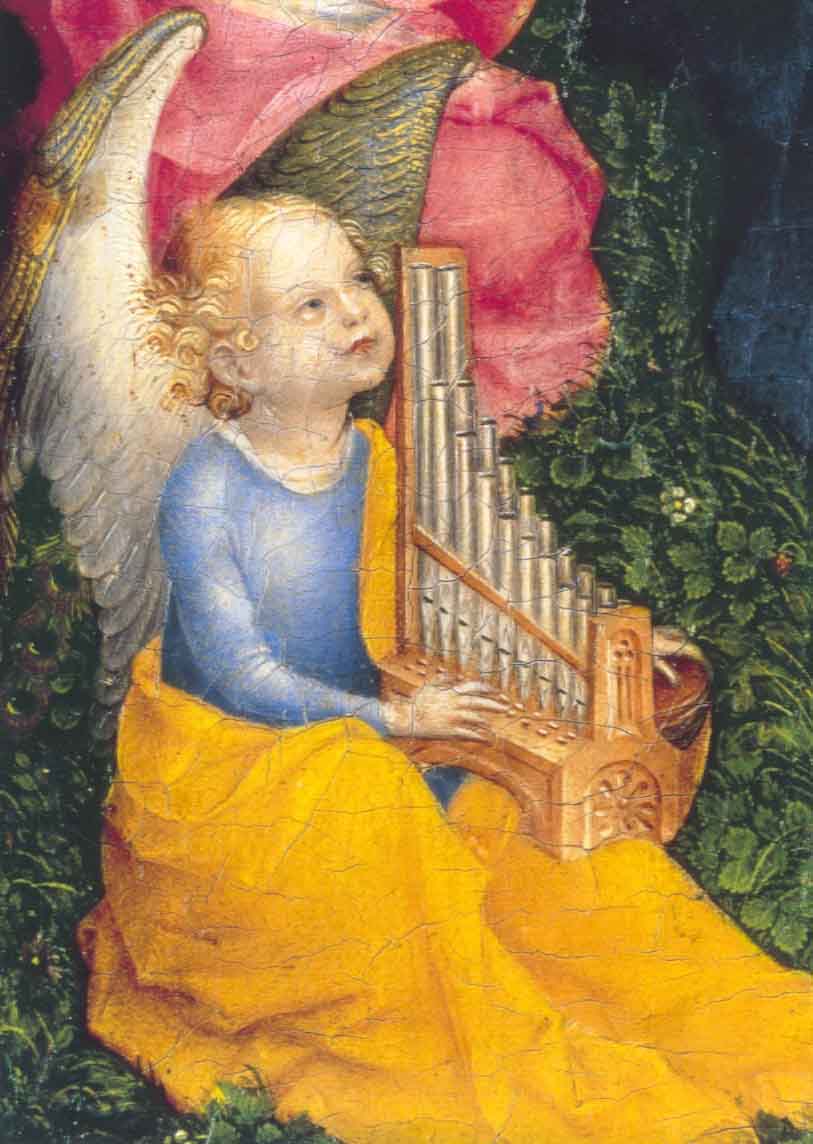 Madonna van de rozenpoort (detail)