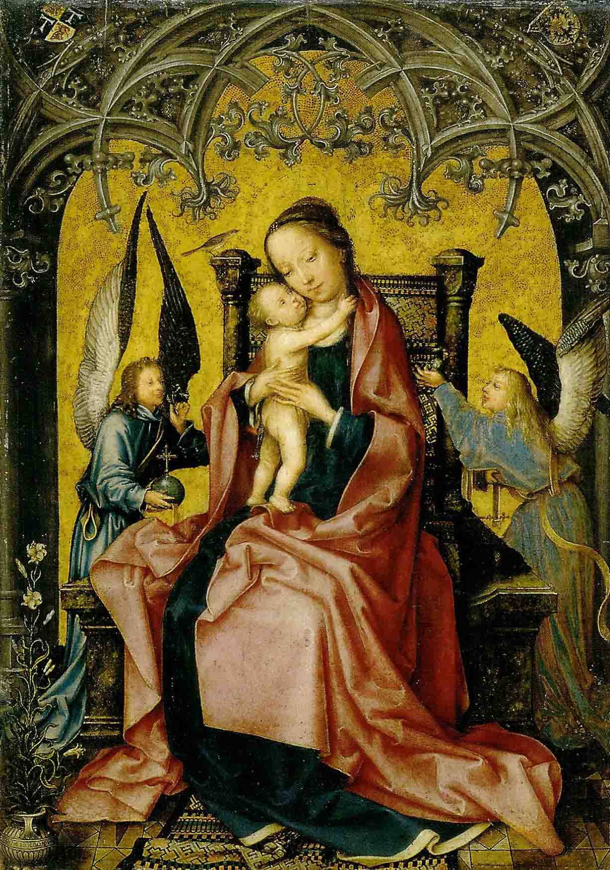 Madonna met het Jezuskind -  Hans Holbein de oudere