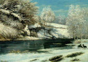 Winterlandschaft - Gustave Courbet