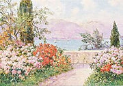 De tuin van Villa Melzi aan het Como-meer