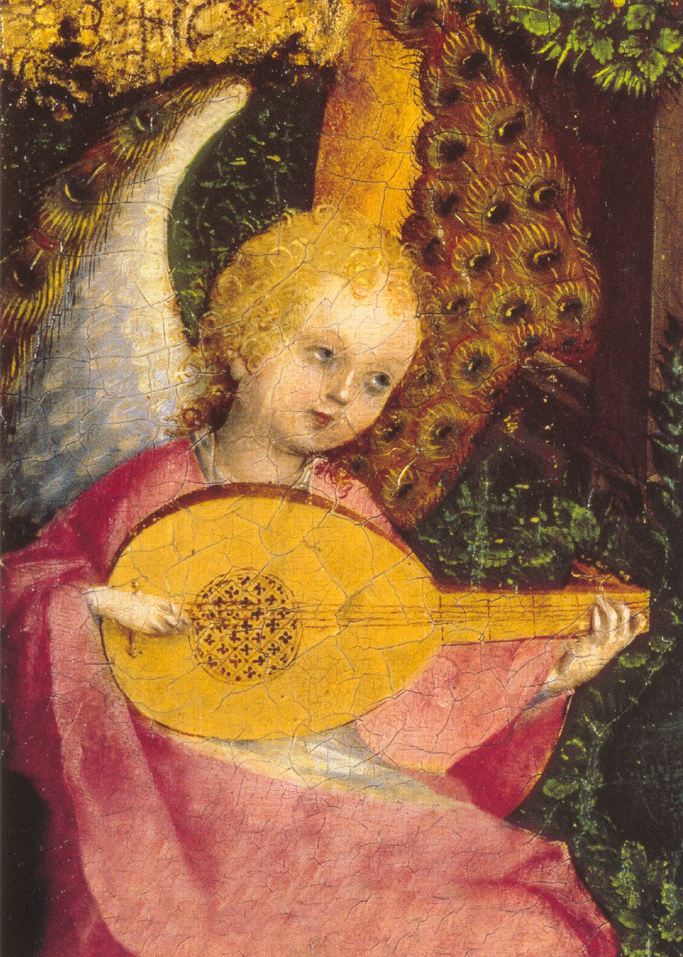 Madonna van het rozenprieel (detail)