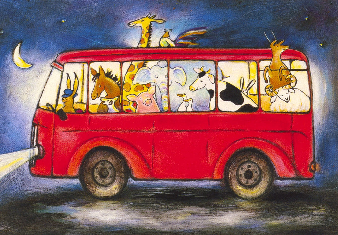 De laatste bus - Postkaart