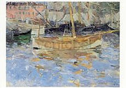 De haven van Nice - Berthe Morisot