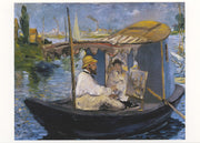 De boot (Claude Monet in zijn drijvende atelier)