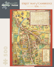 Street map of Cambridge 1574