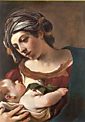 Madonna en kind - Postkaart Barbieri