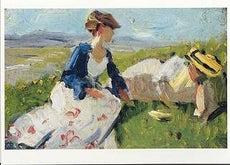 Twee vrouwen op de heuvel