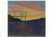 Zonsondergang aan de Untersee