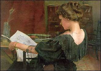 Portret van Helen Gow - Alexander Mann