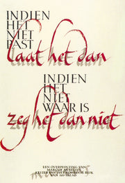 Indien het niet past (Marcus Aurelius)