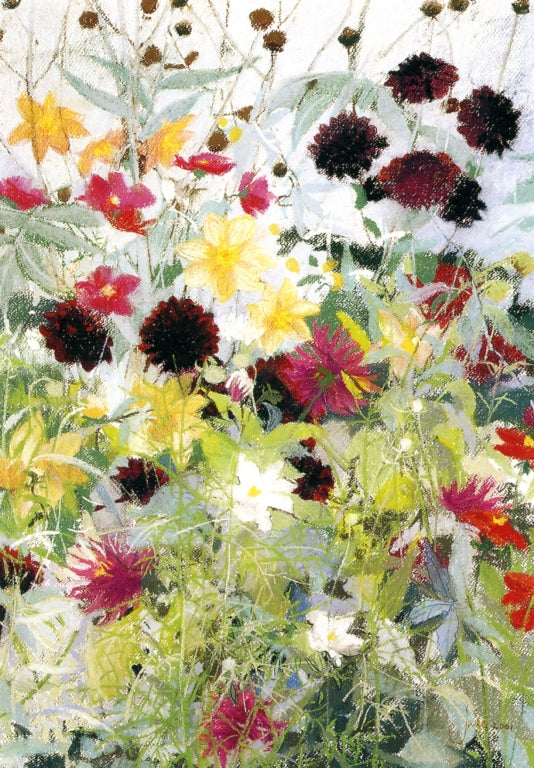 Dahlia's in tinten