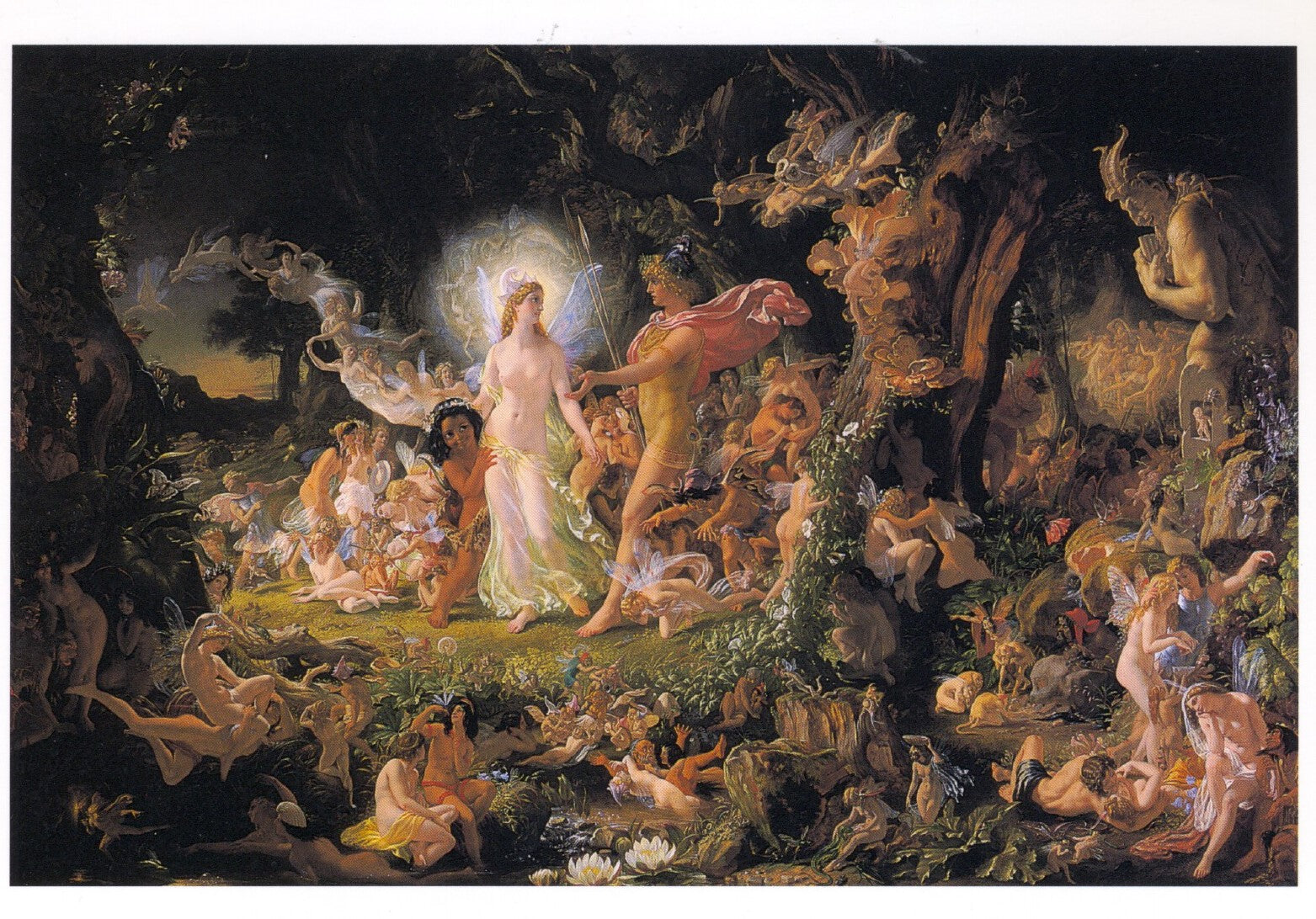 The quarrel of Oberon and Titania-Noel Paton