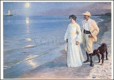 Zomeravond aan het strand van Skagen