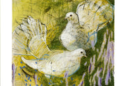 Witte duifjes - Postkaart