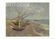 Zeilboten op het strand van Les Saintes-Maries de la Mer