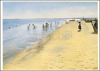 Zomerdag aan het zuidstrand van Skagen